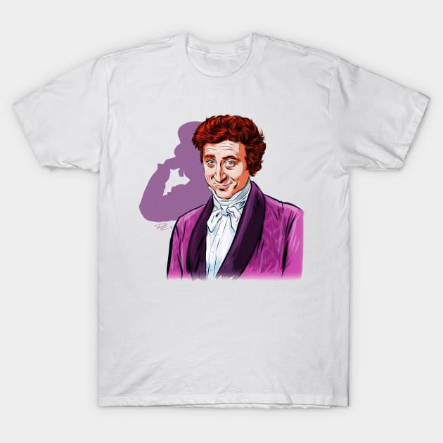 Gene Wilder - An illustration by Paul Cemmick T-Shirt by PLAYDIGITAL2020